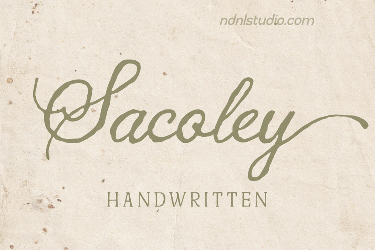 Preview of Sacoley Font