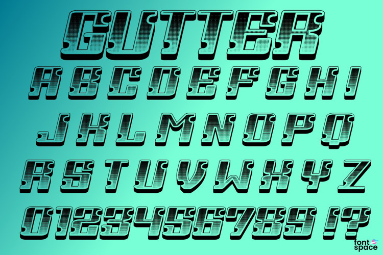 Gutter Font