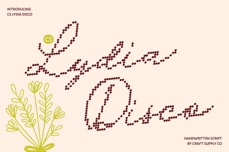 Preview of CS Lydia Disco Font