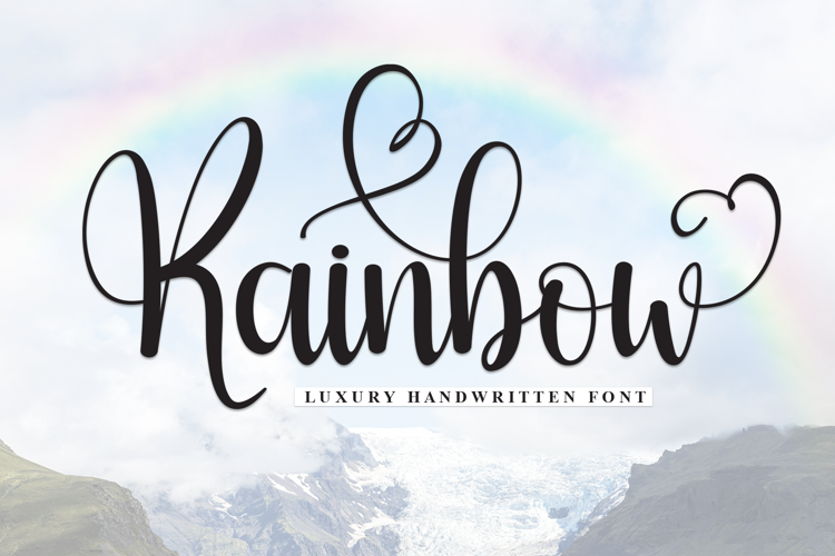 Preview of Rainbow Font