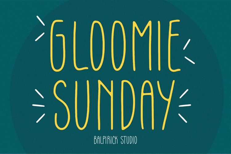Gloomie Sunday Font