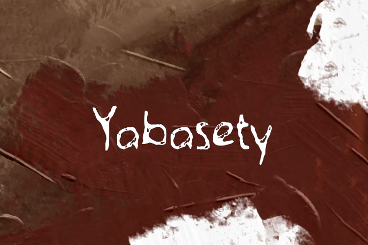 Preview of y Yabasety Font
