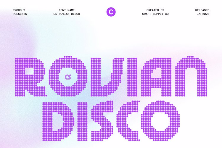 Preview of CS Rovian Disco Font
