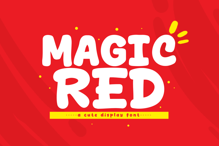Preview of Magic Red Font