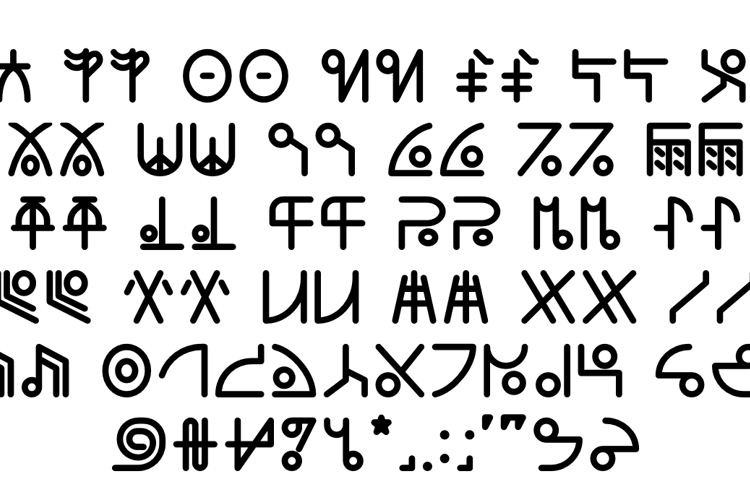 Alien Alphabet Font