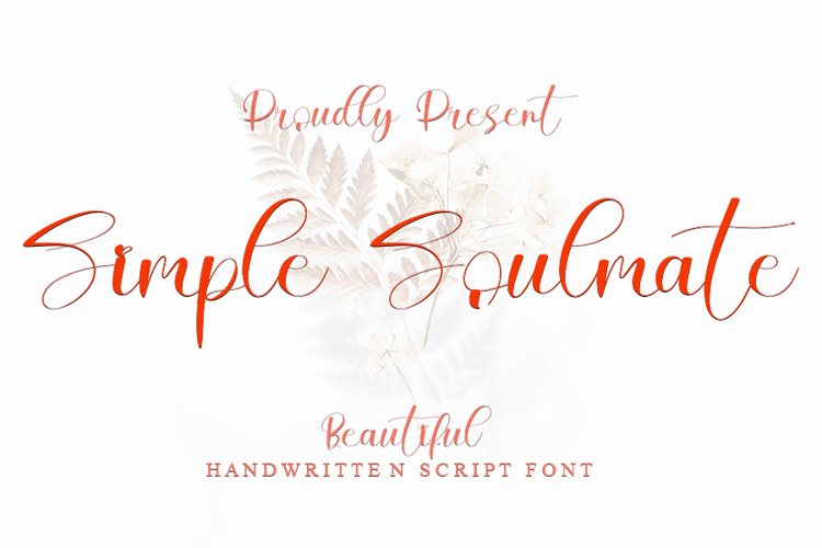 Simple Soulmate Font