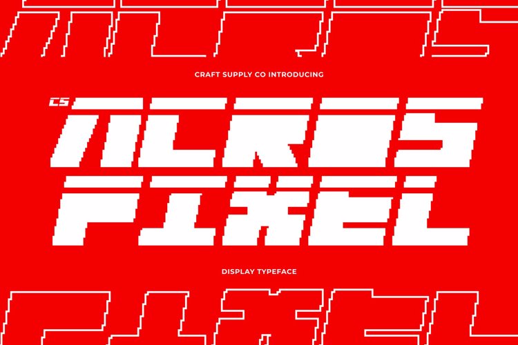 Preview of CS Acros Pixel Font