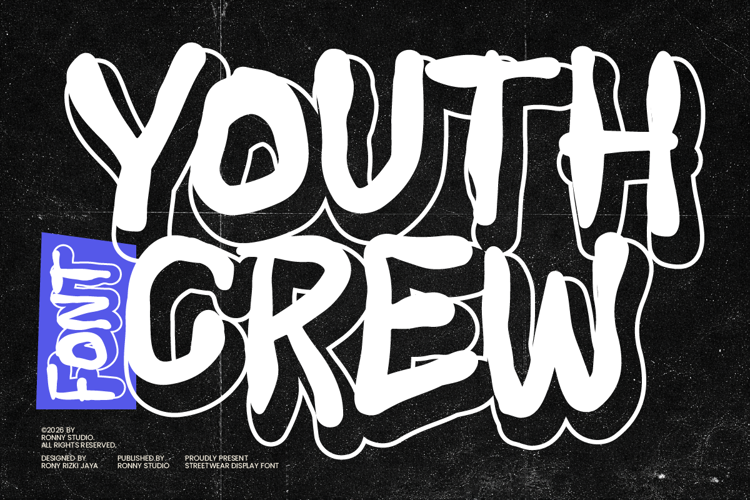 Preview of Youth Crew Font