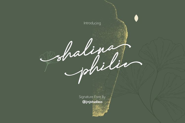 Preview of Shalina Philie Font