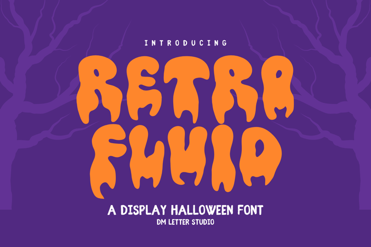 Preview of Retro Fluid Font