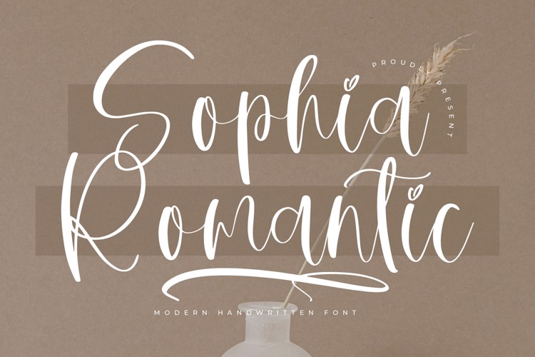 Sophia Romantic Font