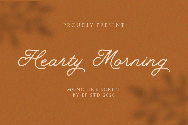 Hearty Morning Font