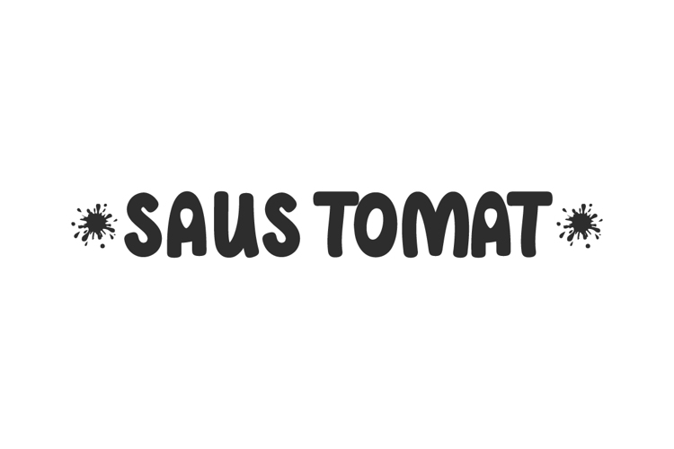 Saus Tomat Font