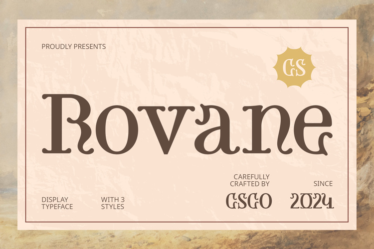 CS Rovane Font