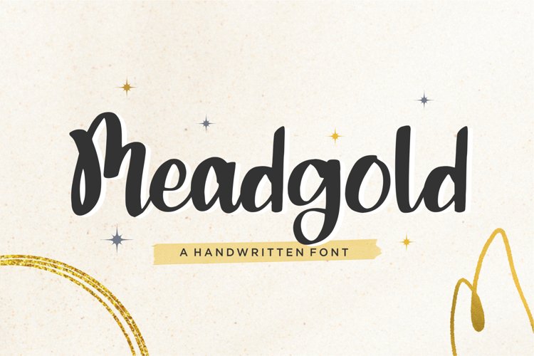 Meadgold Font