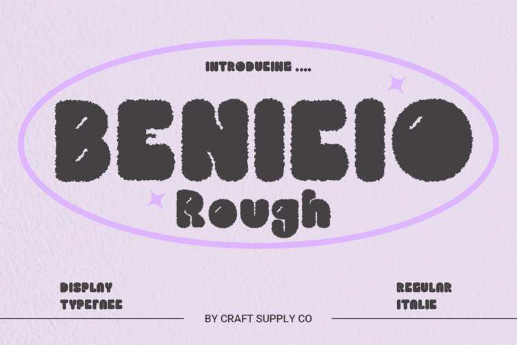 Benicio Rough Font