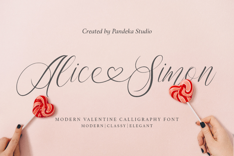 Preview of Alice Simon Font
