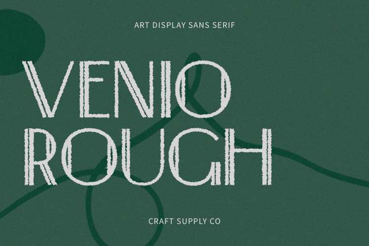 Venio Rough Font