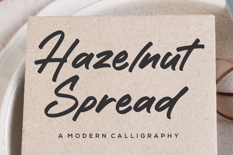 Hazelnut Spread Font