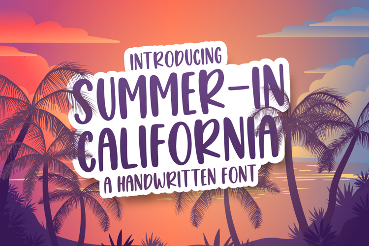 Summer In California Font