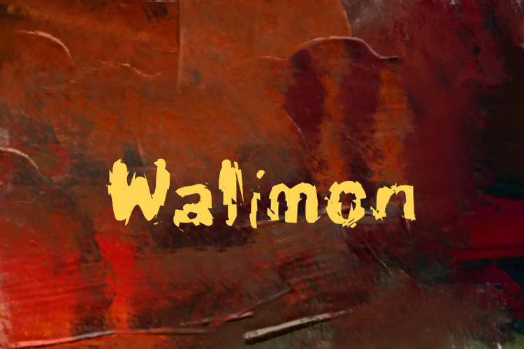 Preview of w Walimon Font