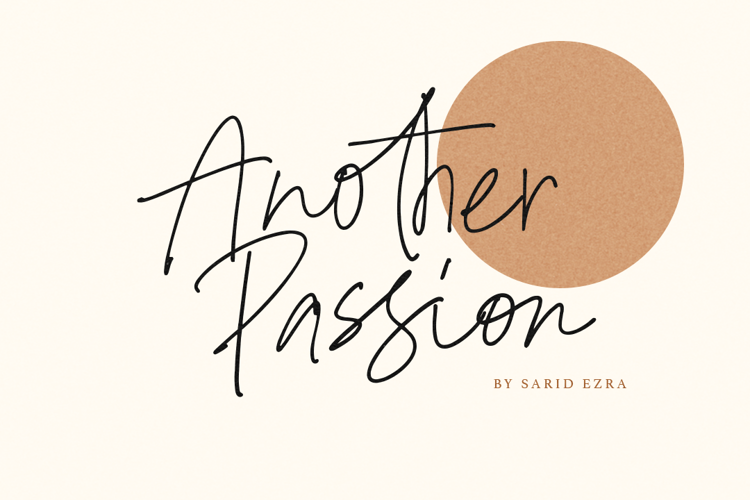 Another Passion Font