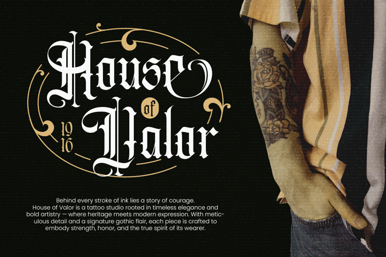 Preview of Vighty Font