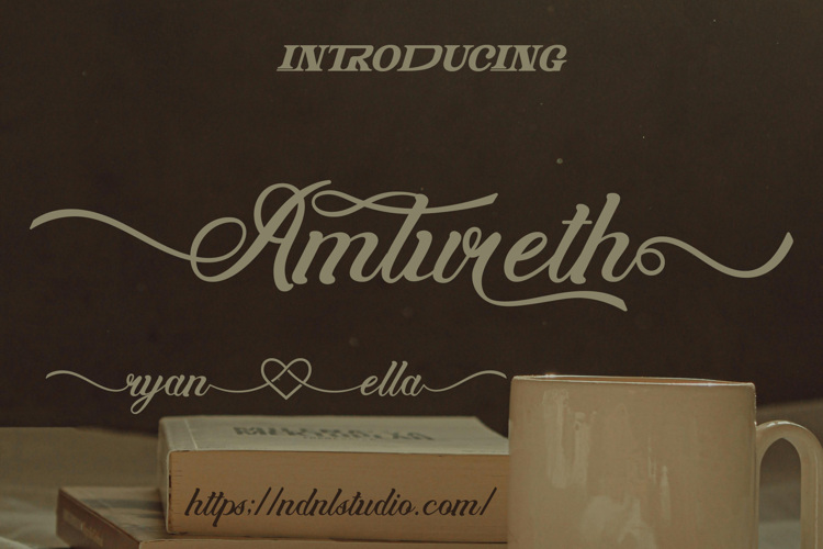 Preview of Amlureth Font