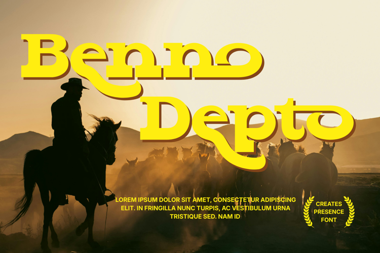 Preview of Creates Presence Font