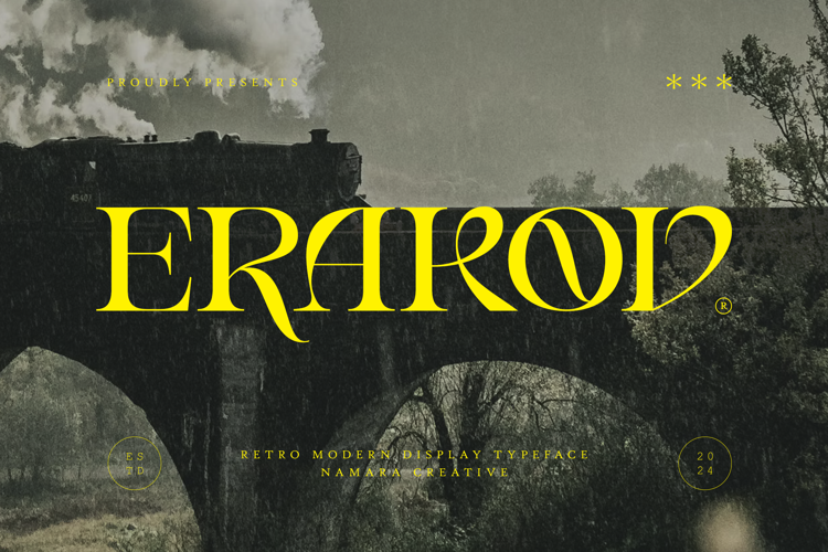 Preview of Erakov Display Font