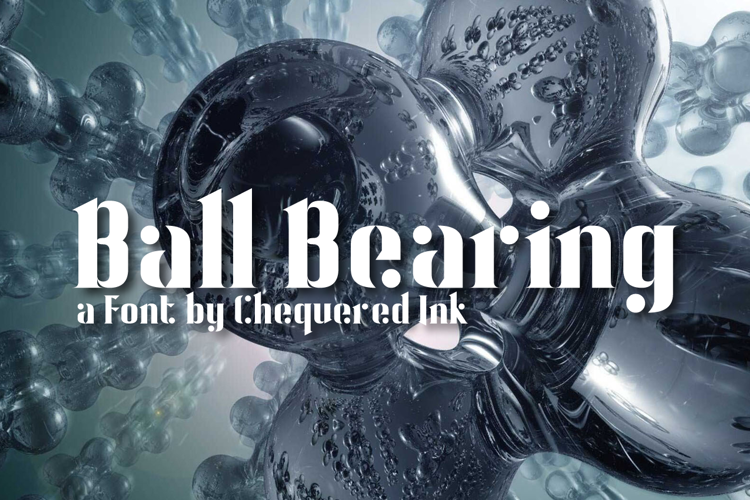 Ball Bearing Font