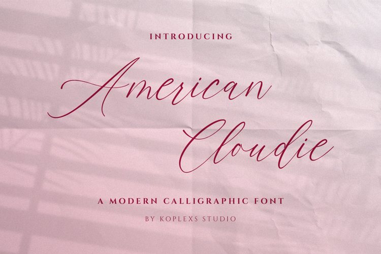 American Cloudie Font