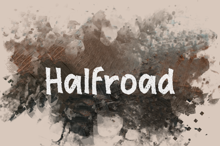 h Halfroad Font