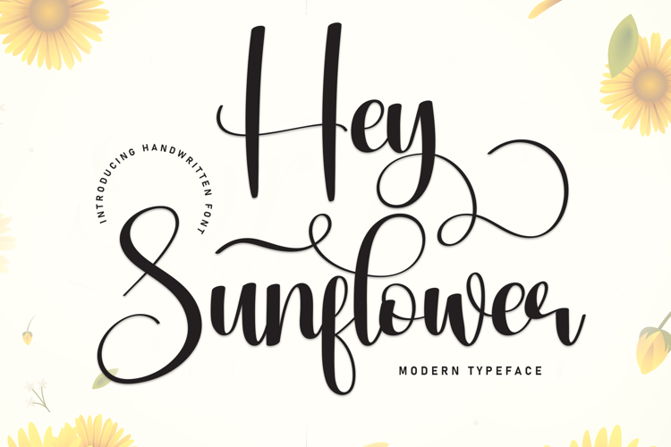 Preview of Hey Sunflower Font