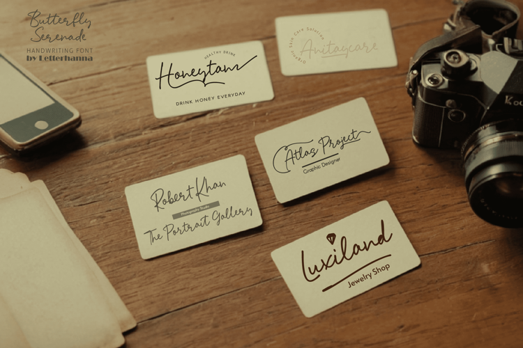 Preview of Butterfly Serenade Font