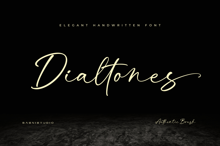 Preview of Dialtones Font