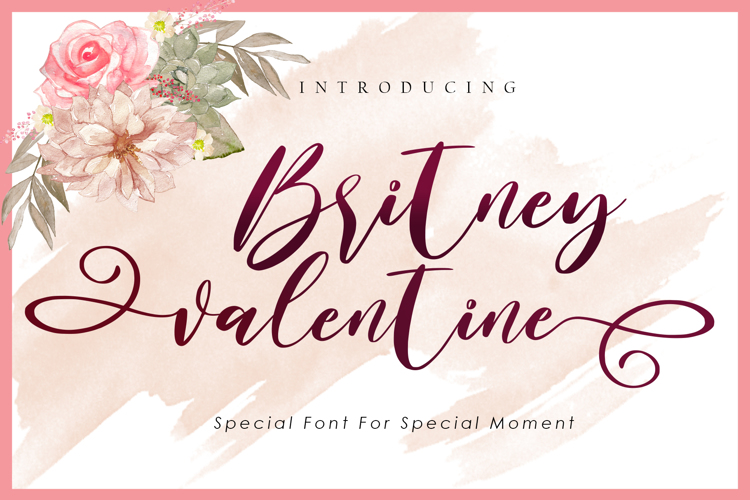 Britney Valentine Font