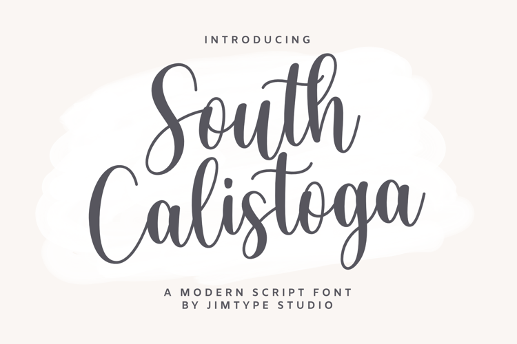South Calistoga _ PERSONALUSE Font