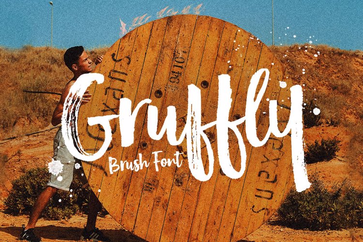 Gruffly Brush Font