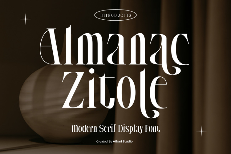 Preview of Almanac Zitole Font