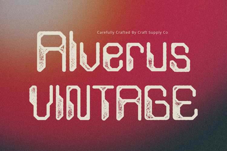 Alverus Vintage Font