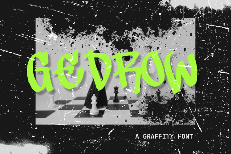 Preview of Gedrow Font