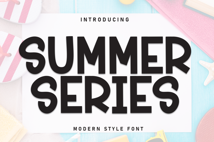 Preview of Summer Series Font
