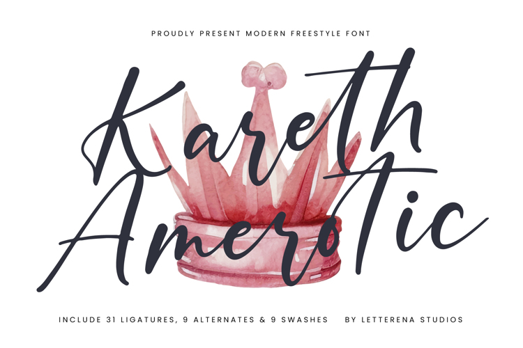 Kareth Amerotic VERSION Font