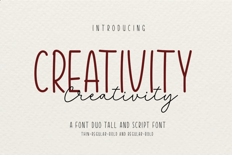 Creativity Font