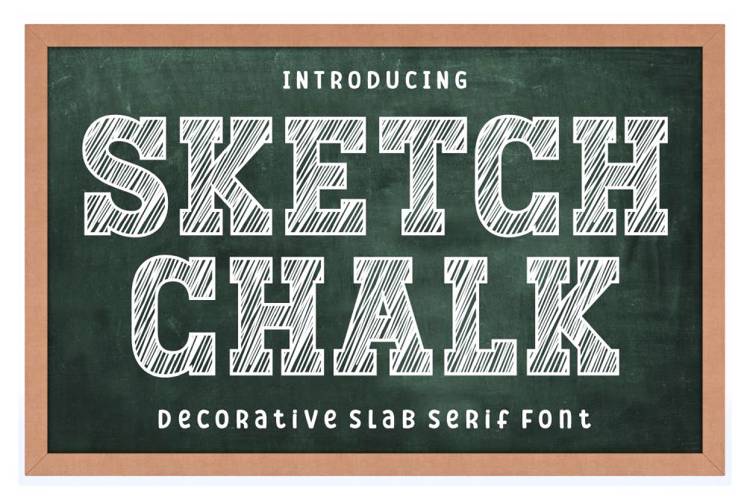 Sketch Chalk Font | GraphicSauce | FontSpace