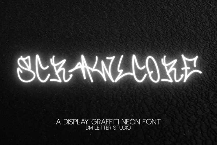 Preview of Scrawlcore Font