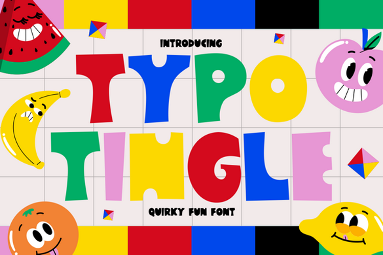 Preview of Typo Tingle Font