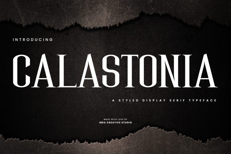 Calastonia Font