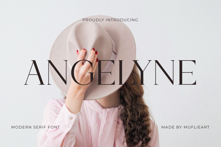 Preview of Angelyne Font